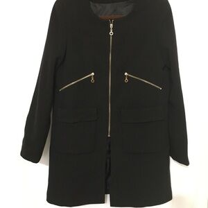 Aquamar Women Black zipper Jacket size M